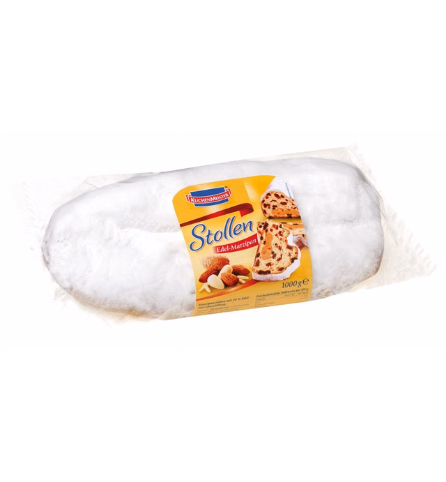 Kuchenmeister Edel Marzipan Stollen - Cello - 1,000g/35.5 Oz