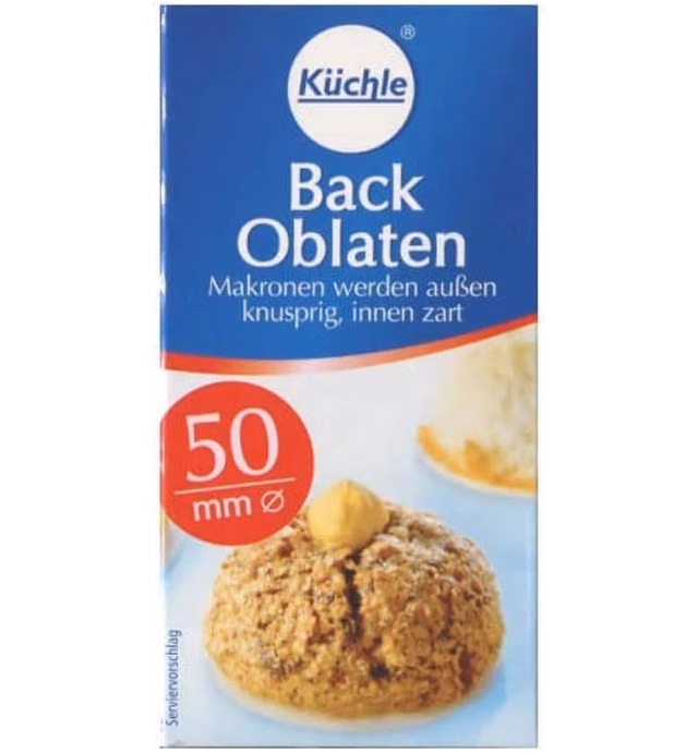 kuchle back oblaten (round wafer 50 mm/100 ct) - 1.3oz
