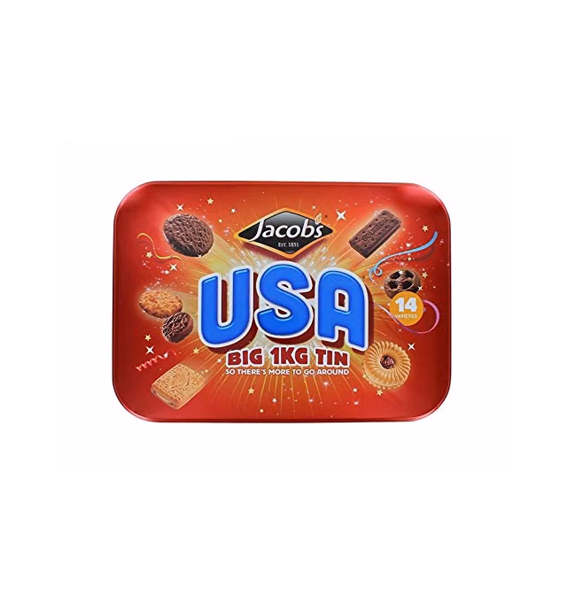 Jacobs USA Assorted Tin 1Kg (35.3oz)