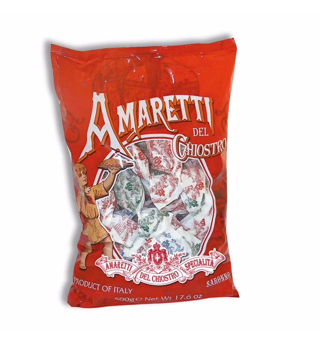 Crunchy Amaretti Cookies Cello Bag 17.6 oz