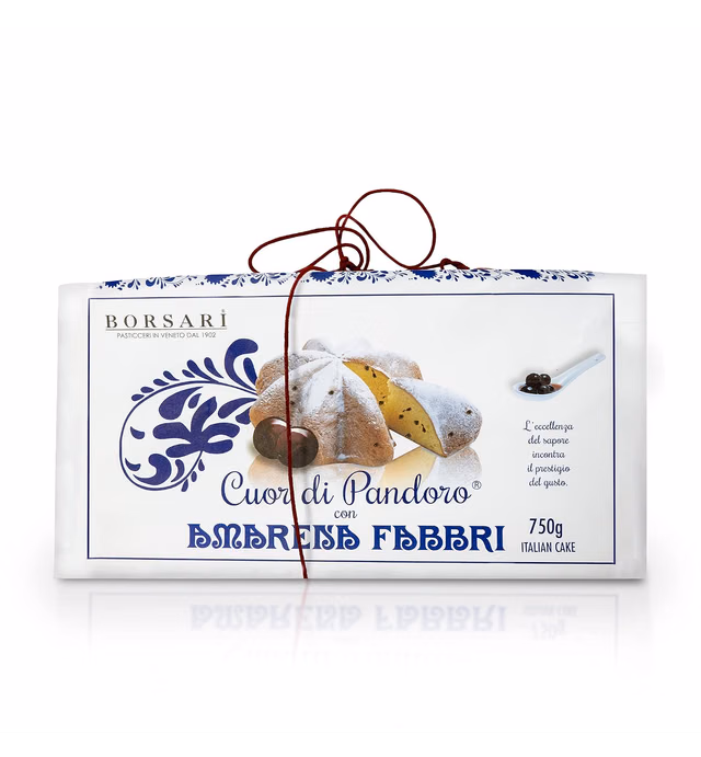 Amarena Fabbri Cherries Pandoro by Borsari 1.65lb