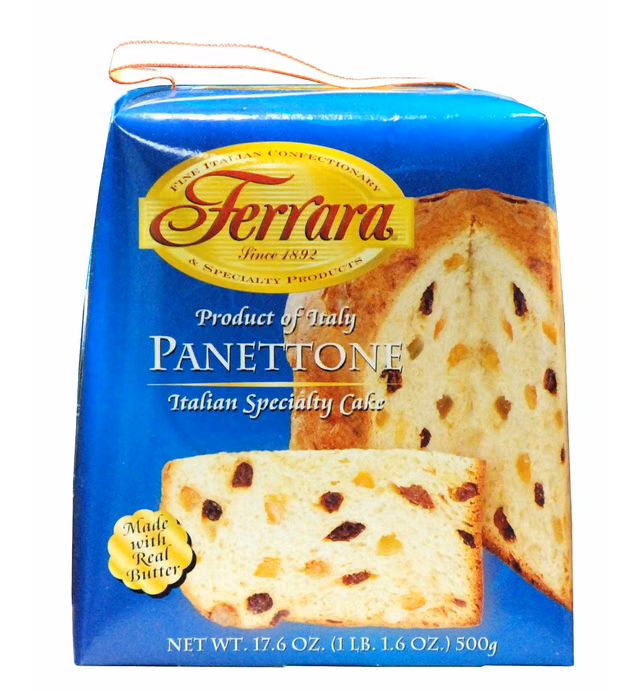 Ferrara Panettone, Italian Specialty Cake, 17.6-Ounce Boxes (Pack of 3)