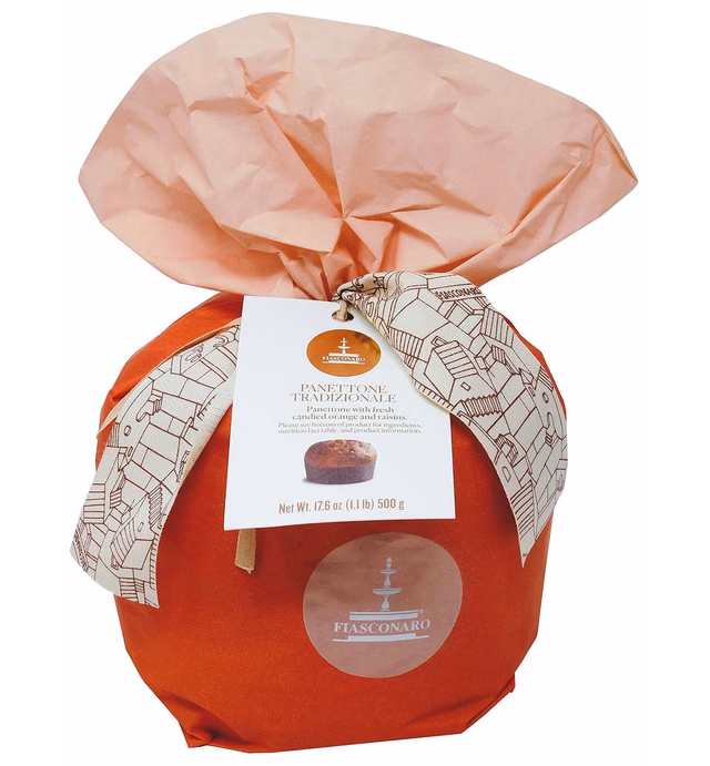 Fiasconaro Panettone Traditional Panettone Imported Holiday Sweet Bread from Italy 500g