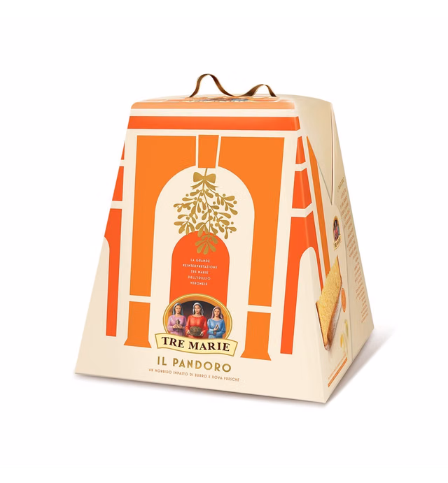 Tre Marie Il Pandoro Panettone 750g (1 lb 10.5 oz) Traditional Italian Christmas Cake
