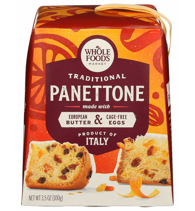 Whole Foods Market, Traditional Panettone, 3.5 Ounce