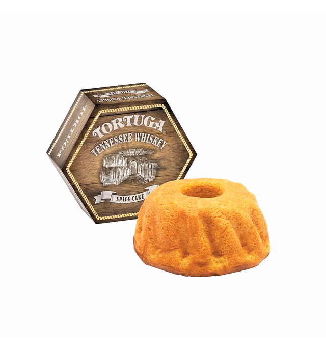TORTUGA Tennessee Whiskey Spice Cake - 4 oz Rum Cake - The Perfect Premium Gourmet Gift for Gift Baskets, and Birthday Gifts - Great Cakes for Delivery…