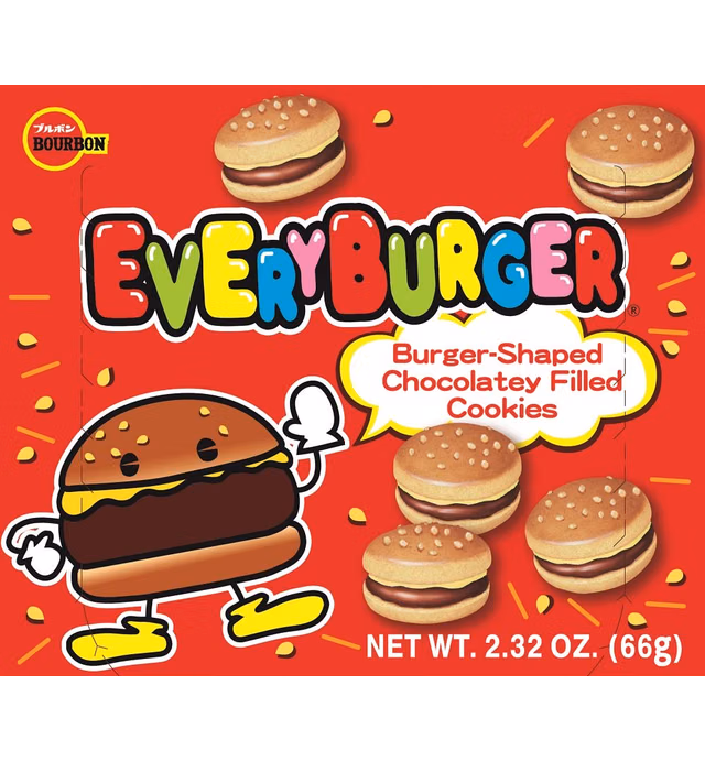 Bourbon Every Burger Chocolate Cookie, 2.32 Ounce (Pack of 10)