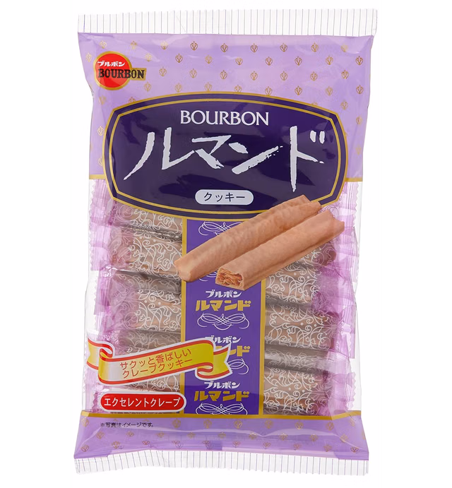 Bourbon Lu monde chocolate cookies wafer Dagashi Japan Snack