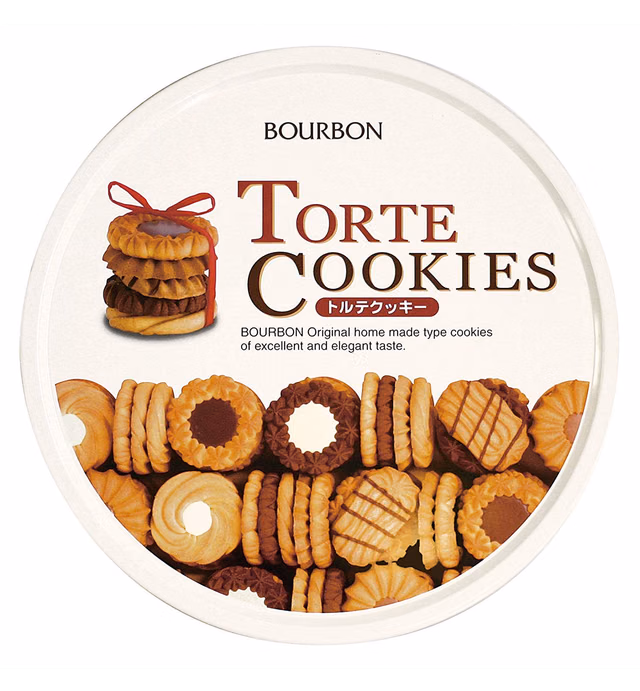 Bourbon Torte Cookie with Box 11.18oz/317g (2 Pack)