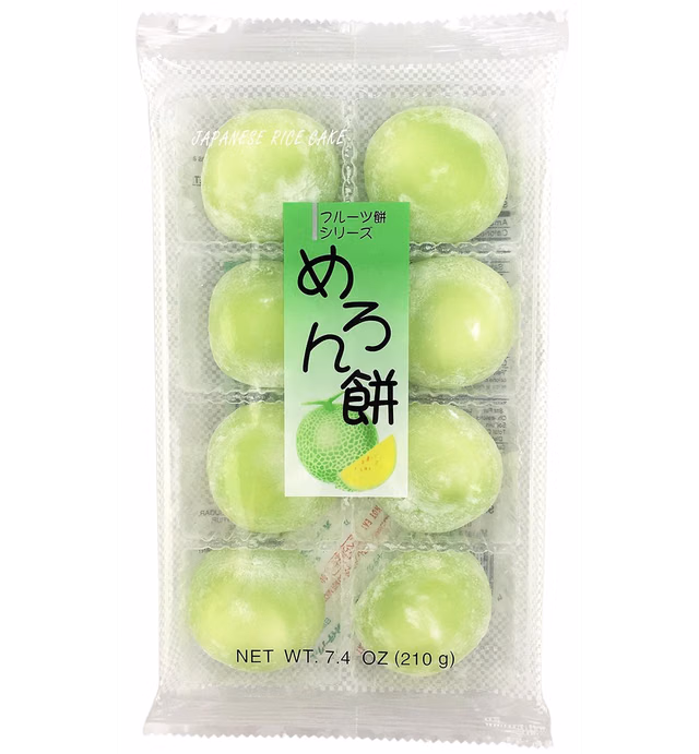 Japanese Fruits Daifuku Mochi (Rice Cake)- Melon Flavor