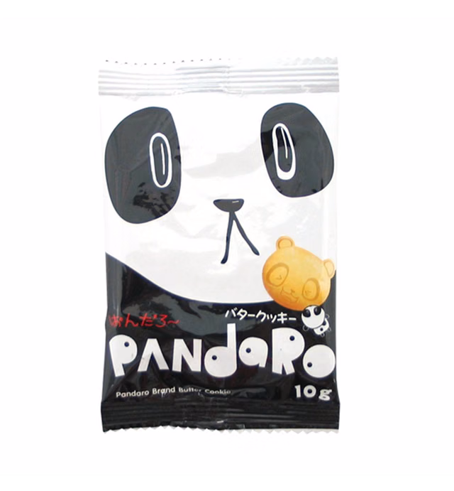 Pandaro Panda Shaped Butter Cookie 0.2oz 24pcs Box Japanese Cookie Yaokin Ninjapo™