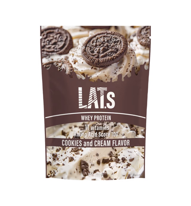 LAT.s Cookies and Cream flavor