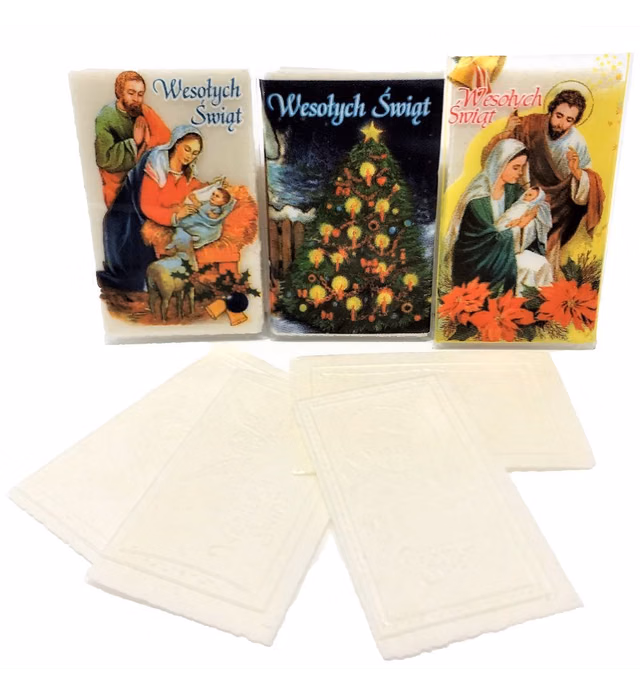 Set of 12 Mini Polish Christmas Wafers (Oplatki)