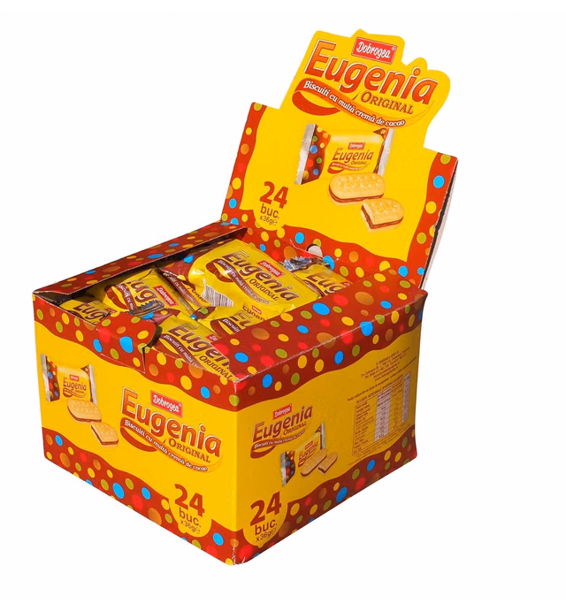 DOBROGEA EUGENIA ORIGINAL BISCUIT DISPAY BOX 24pcs x 36g 864g 30oz BOX