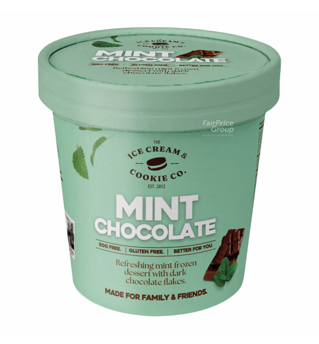 The Ice Cream & Cookie Co. Gelato - Mint Chocolate