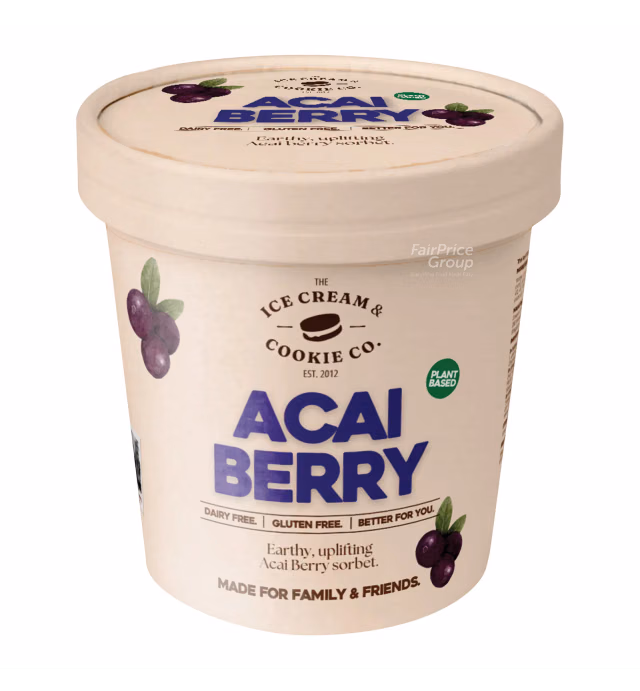 The Ice Cream & Cookie Co. Sorbet - Acai Berry