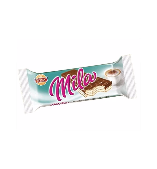 Sedita Mila 5-pack 5x50g/5x1.6 oz Wafer with Milk Cream Filling