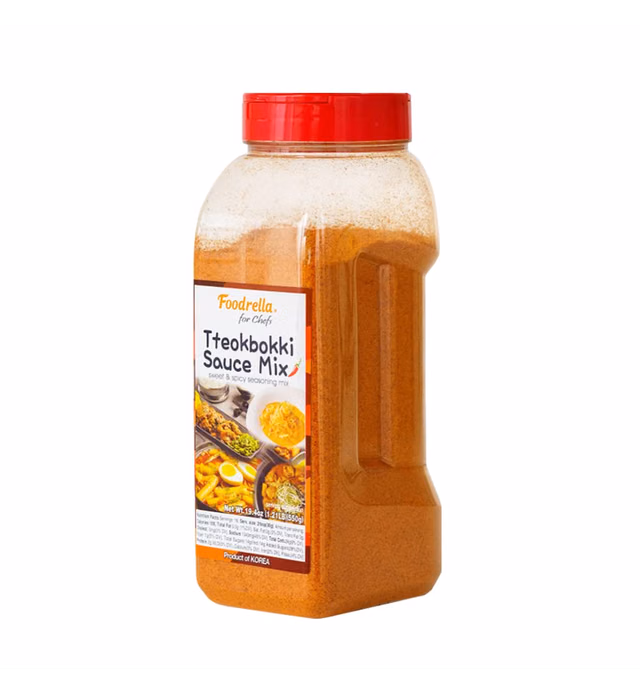 Foodrella Korean Taste Tteokbokki Rice Cake Sauce Mix, Multipurpose Sweet & Spicy Seasoning Mix for Korean Spicy Food Including Braised Spicy Chicken, Spicy Stir-Fried Pork, Rose Pasta and More