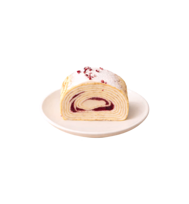 Strawberry Crepe Roll 딸기 크레이프 롤