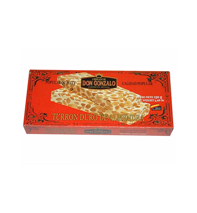Obrador Don Gonzalo Turron Duro de Almendra (Hard Almond Nougat) 5.28 oz (150 g)