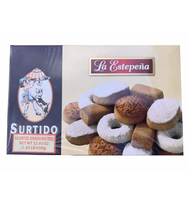 La Estepena. Assortment. Surtido de Mantecados & Polvorones. 650g (1.43lb)