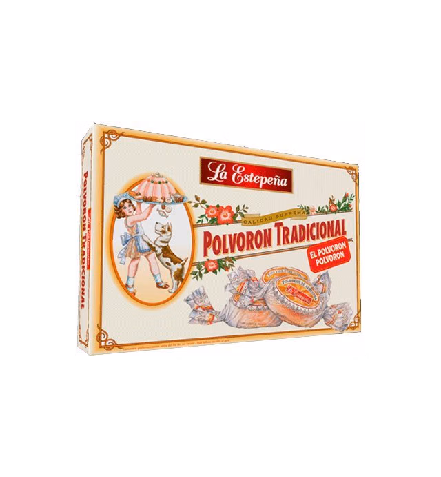 La Estepeña Polvoron Tradicional Calidad Suprema 250gr 2 Pack