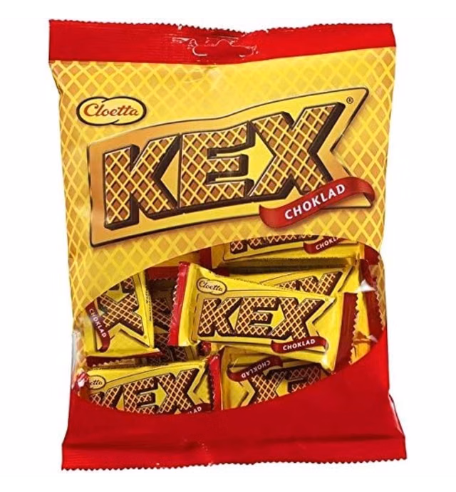 Cloetta Kex Choklad - Chocolate Filled Mini Wafers - 156g
