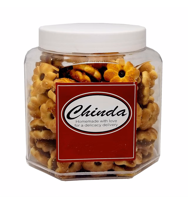 Pineapple Cracker Cookie Biscuits by Chinda 16 Oz.