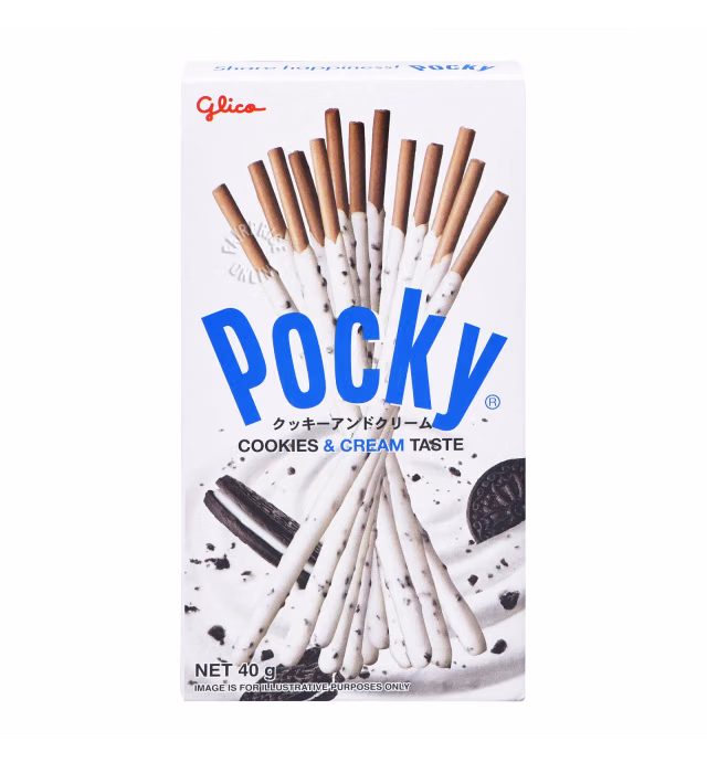 Glico Pocky Biscuit Sticks - Cookies & Cream