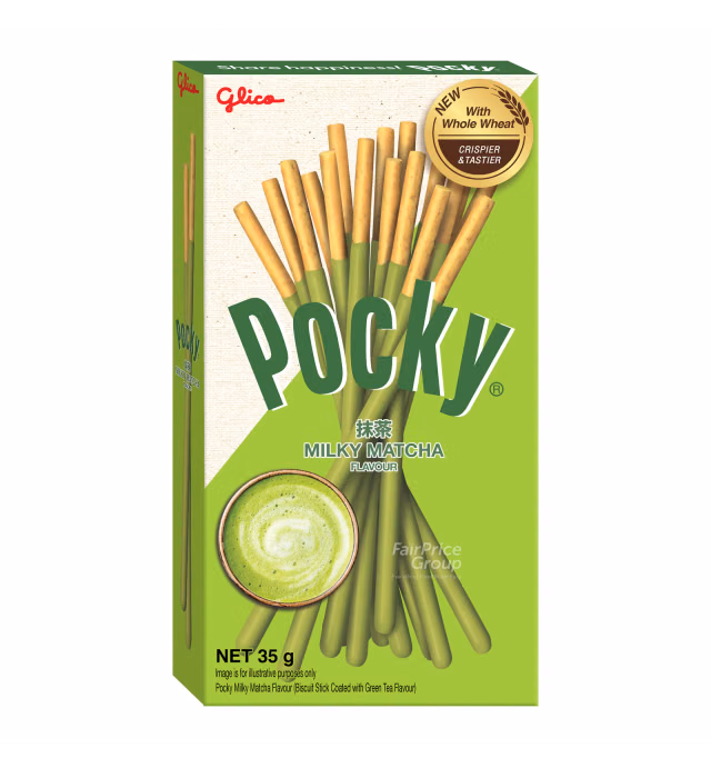 Glico Pocky Biscuit Sticks - Green Tea Matcha