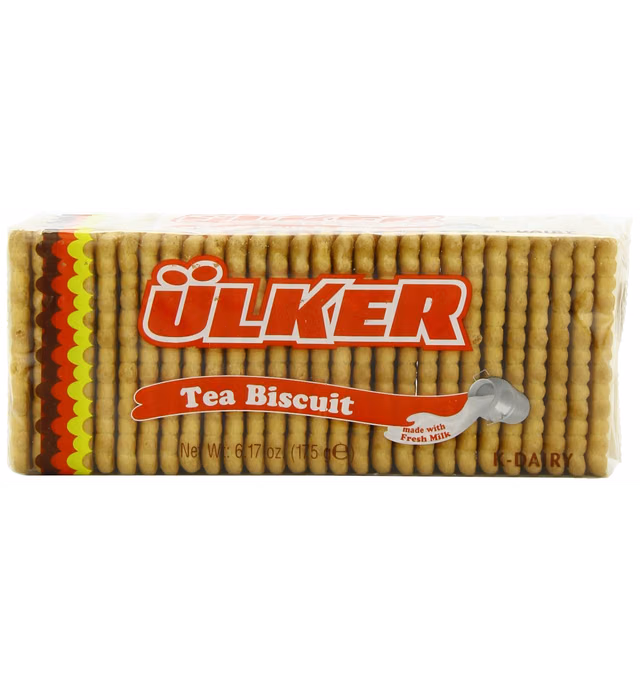 Ulker Tea Biscuit, 6.17 Ounce (Pack of 16)