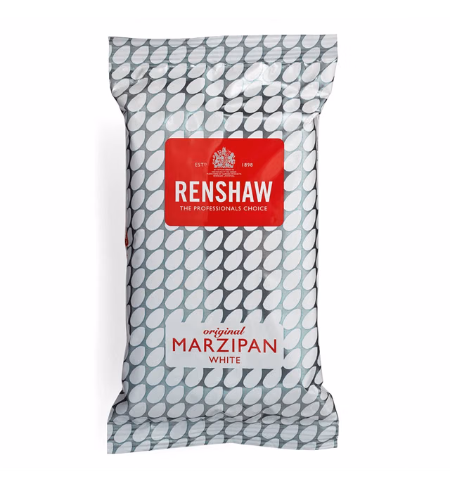2 x 500g Marzipan Renshaw Ready To Roll Icing Fondant Cake Sugarpaste 1Kg White