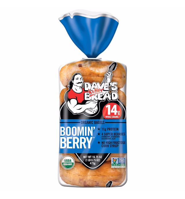 Dave's Killer Bread Berry Organic Bagels - 16.75 oz Bag