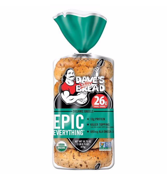 Dave's Killer Bread Organic Everything Bagels - 16.75 oz Bag