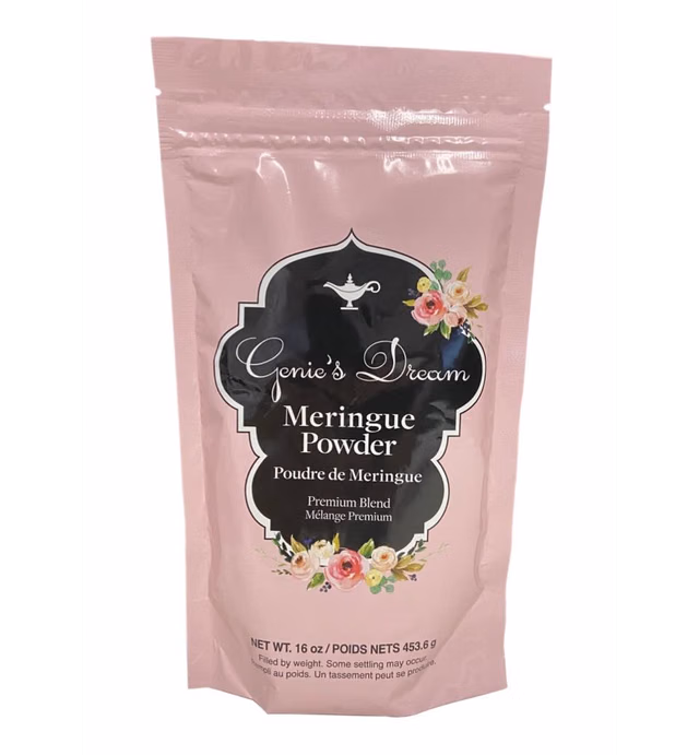 Genie's Dream Premium Meringue Powder, 16oz (1lb) pouch