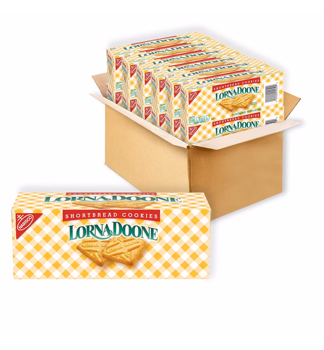 Lorna Doone Shortbread Cookies, 12 - 4.5 oz Boxes