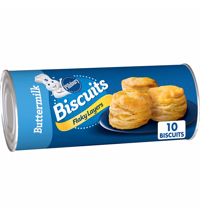 Pillsbury Flaky Layers Biscuits, Buttermilk, 10 ct., 12 oz.