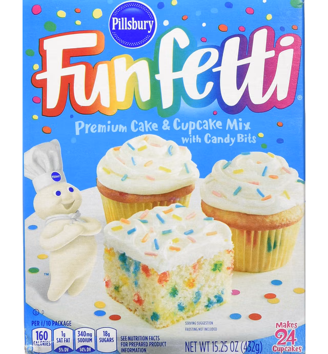 Pillsbury Funfetti Cake Mix, 15.25 oz