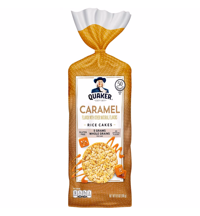 Quaker Rice Cakes, Caramel, 6.5 Oz