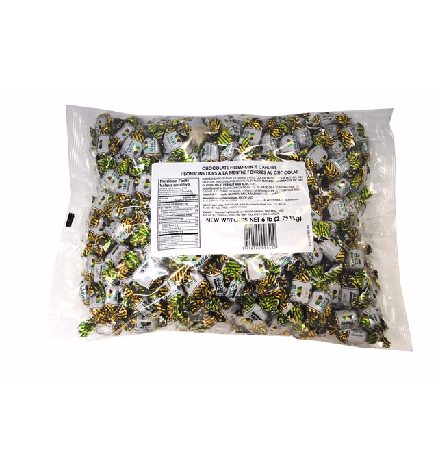 Arcor Chocolate Filled Mints Candies 6 Lb Bag - RoyalCandy