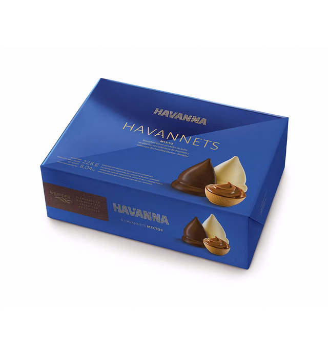 HAVANNET CHOCOLATE AND WHITE CHOCOLATE - BOX x 6