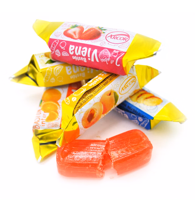 Arcor Premium Hard Candy | Vienna Assorted Fruits Filled Candies | 3 Pounds