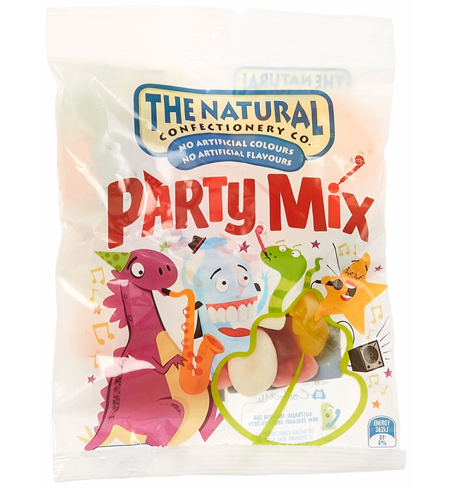 The Natural Confectionery Co Party Mix 240g bag