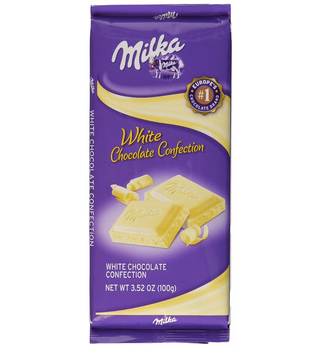 Milka White Chocolate, 3.52-Ounce Bars (Pack of 10)