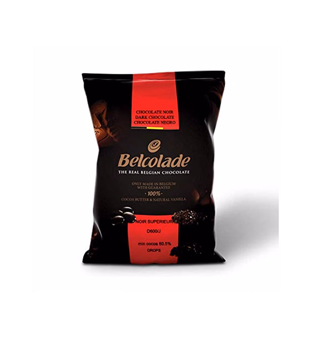 Belcolade Noir Superieur - 60% Dark Chocolate - D600/J Drops 5kg Bag