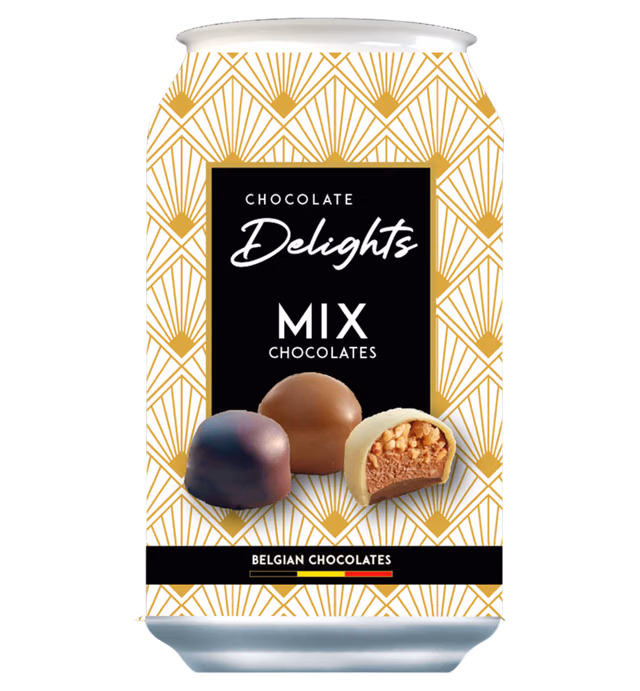 Delights Chocolates in a can - classic mix