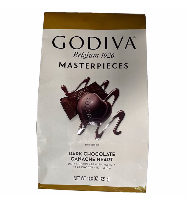 Godiva Masterpieces Dark Chocolate Hearts, 14.6 Oz