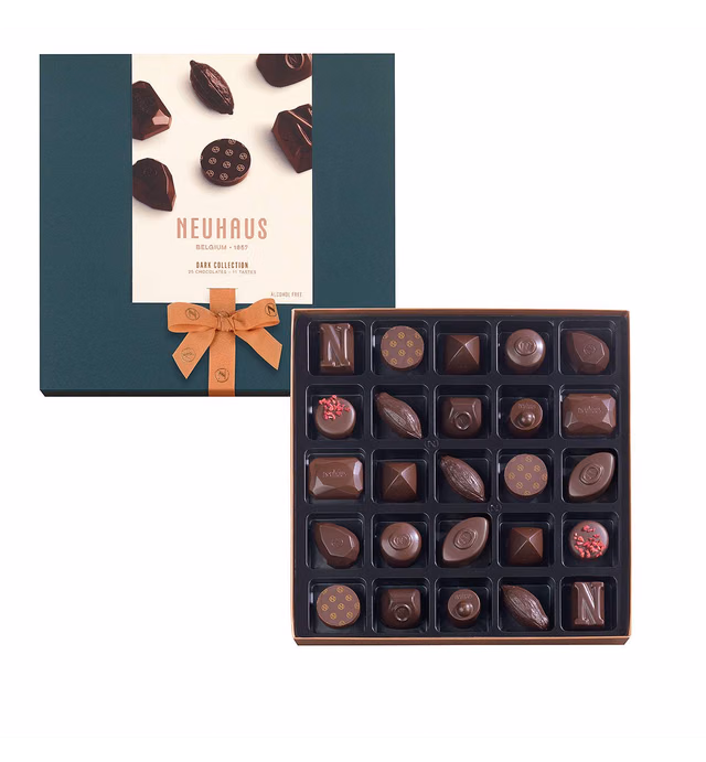 Neuhaus Chocolate Dark Collection, 25 Assortment Pieces, 9.28 oz