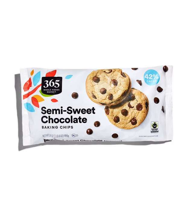 365 by Whole Foods Market, Semisweet Chocolate Chips, 24 Ounce