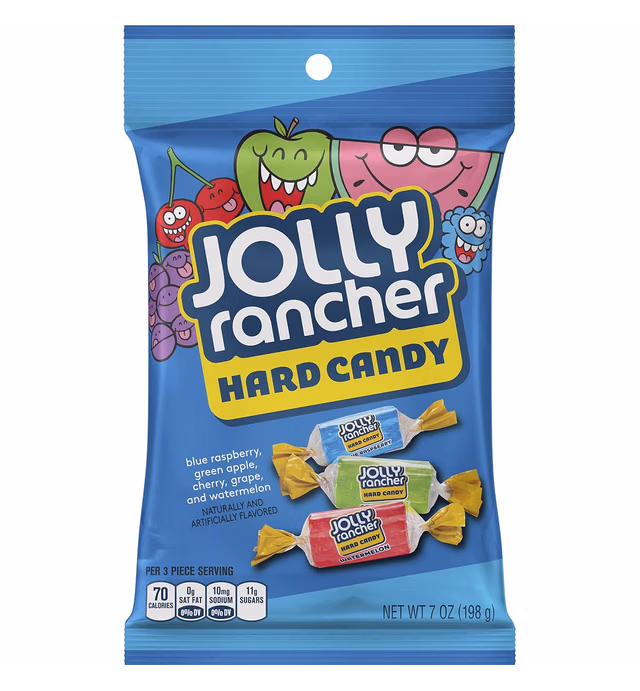 JOLLY RANCHER Hard Candy Assortment, 7 Ounce (Pack of 12)